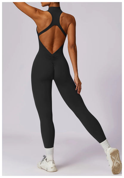 FlexMuse V-Back Contour Jumpsuit