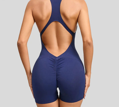 FlexMuse SculptFit Sleeveless Jumpsuit