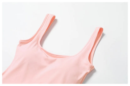 FlexMuse SculptFit One-Piece Jumpsuit –Athletic Dress with Inner Shorts