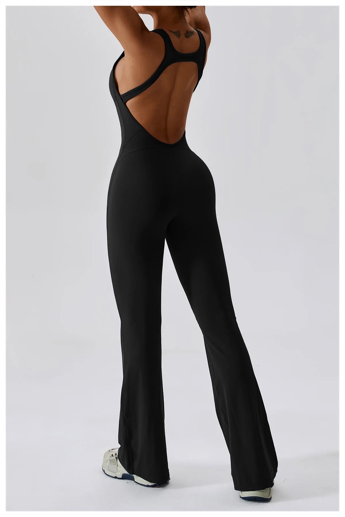 Sexy V-Back Sculpt Jumpsuit