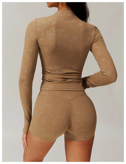 Printed Performance Yoga Top