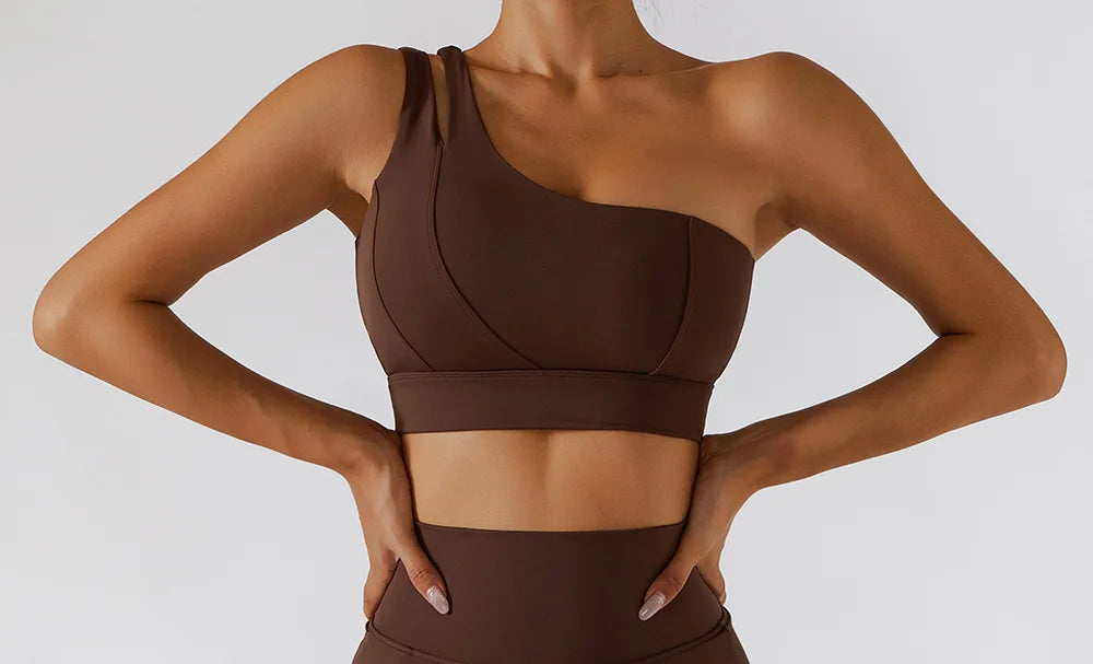 One-Shoulder Sports Bra