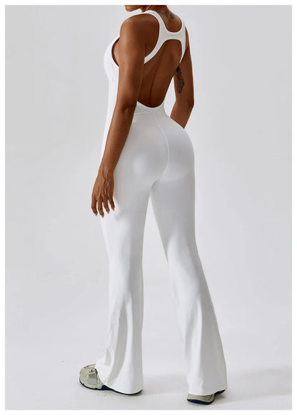 Sexy V-Back Sculpt Jumpsuit