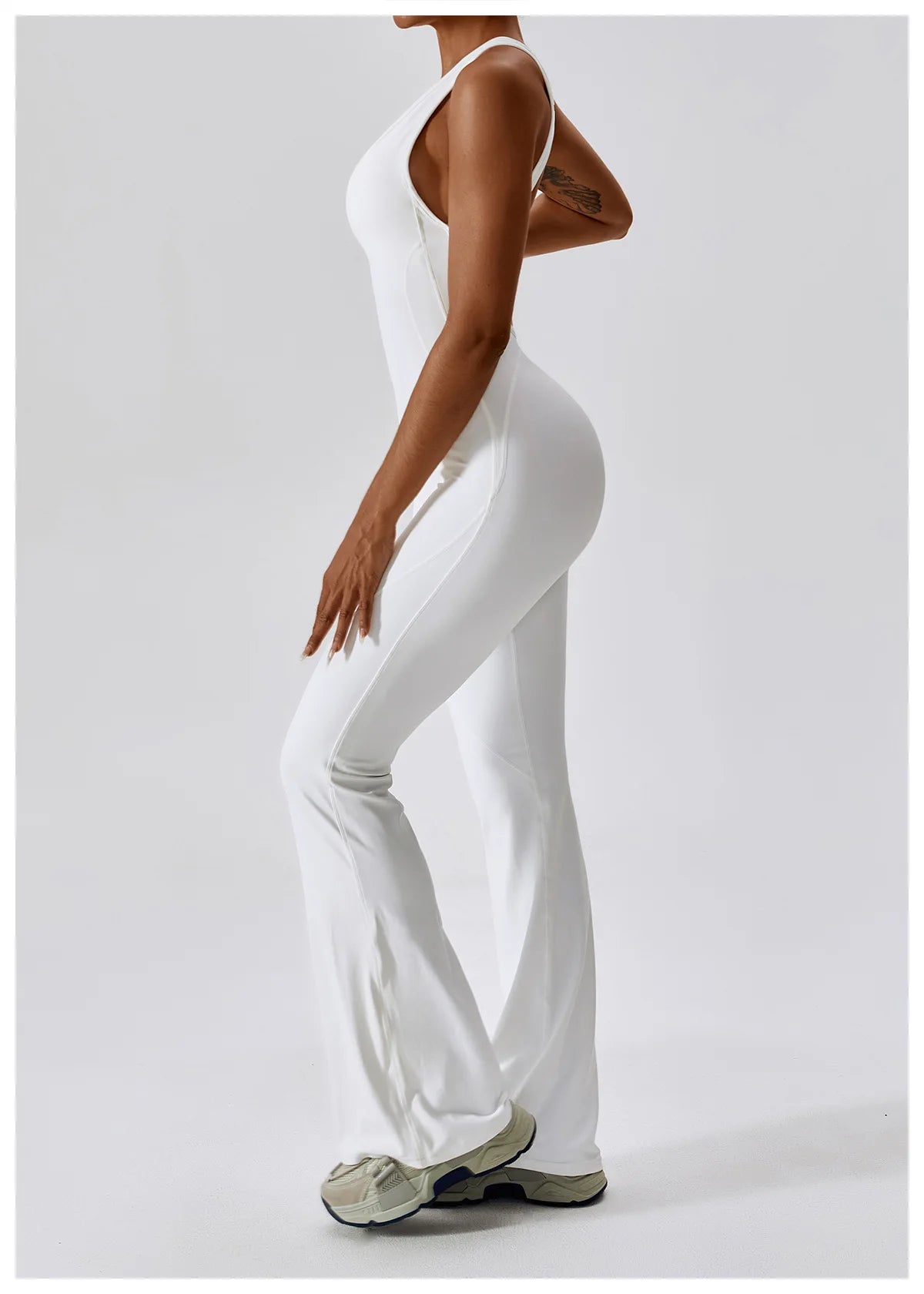 Sexy V-Back Sculpt Jumpsuit