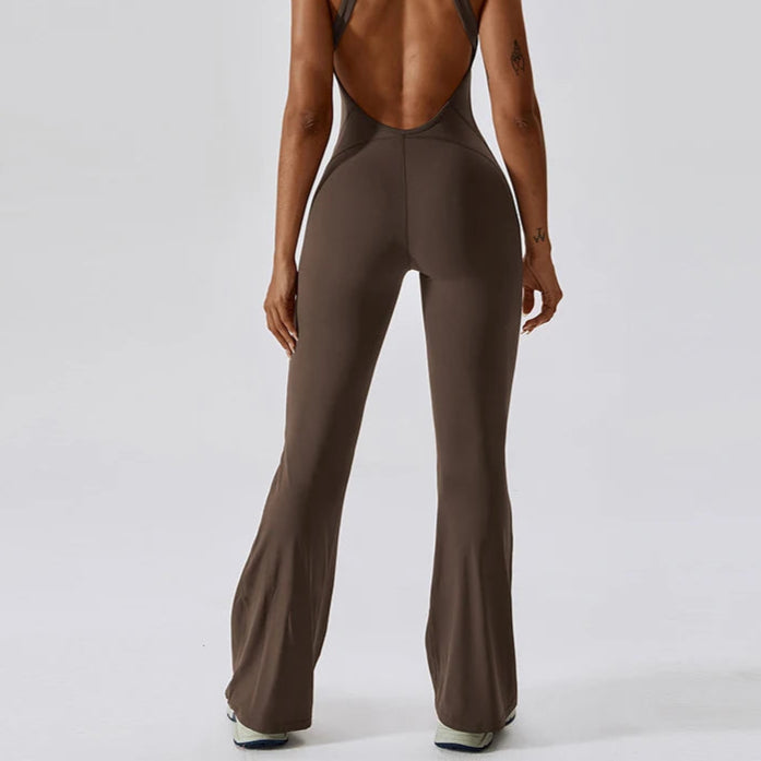 Sexy V-Back Sculpt Jumpsuit