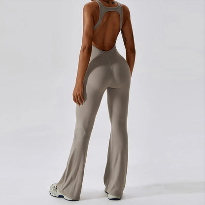 Sexy V-Back Sculpt Jumpsuit