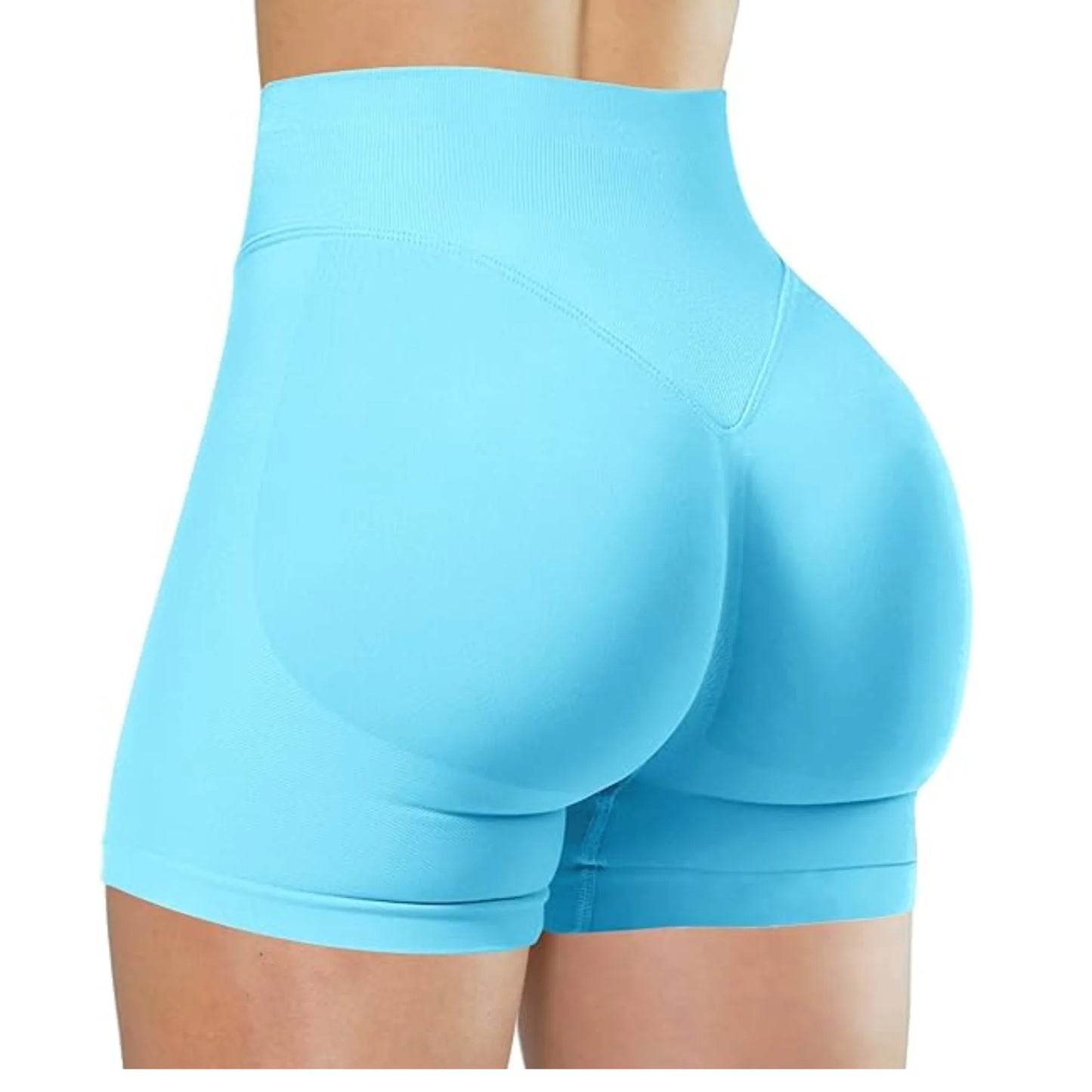 FlexMuse SculptFit High-Waist Yoga Shorts