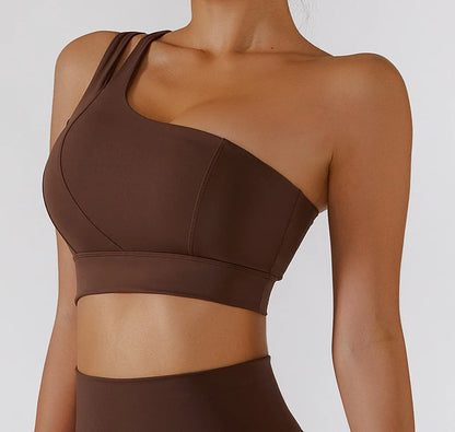 One-Shoulder Sports Bra
