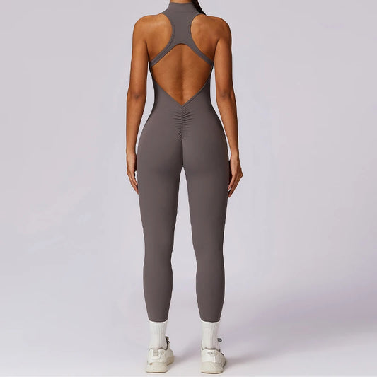 FlexMuse V-Back Contour Jumpsuit
