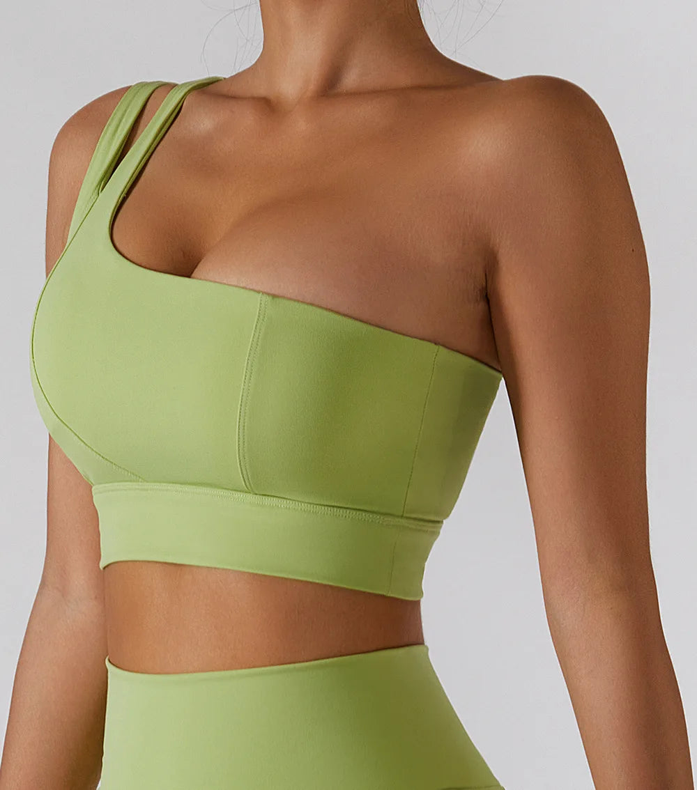 One-Shoulder Sports Bra