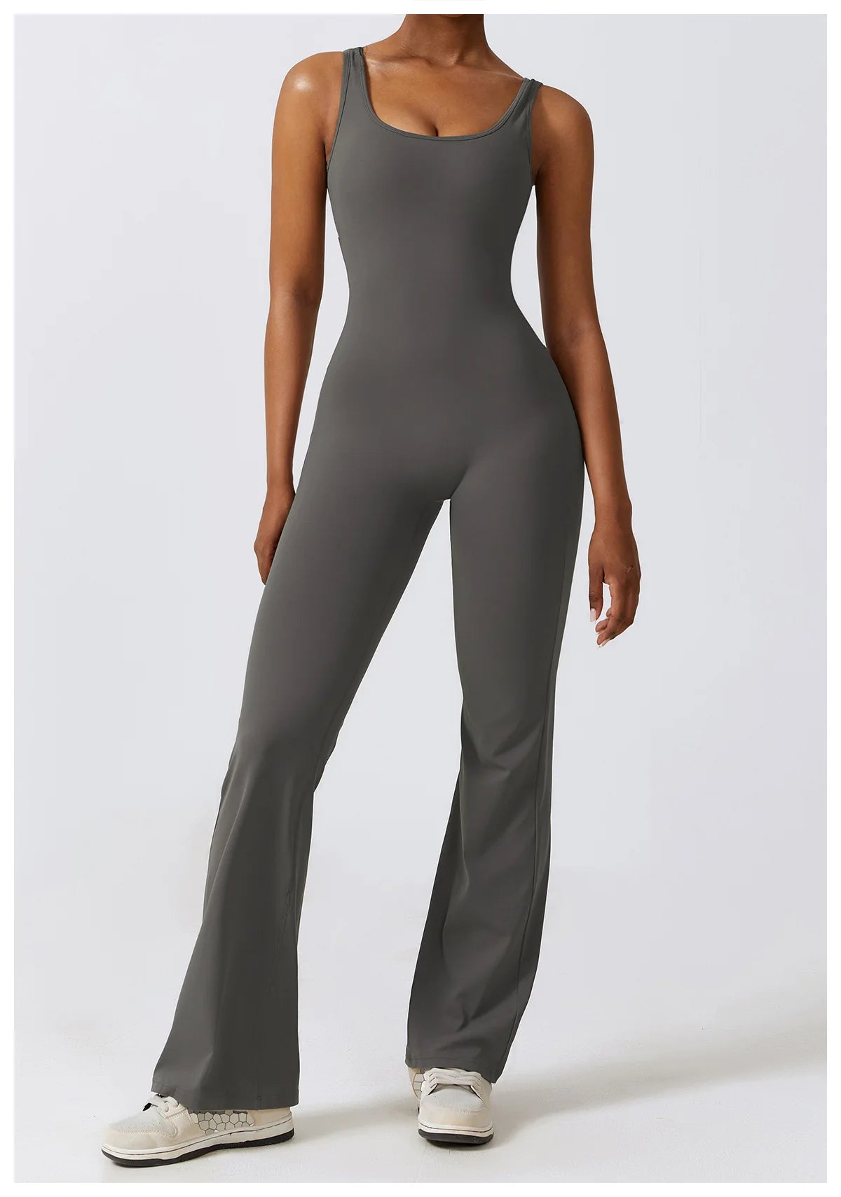 Sexy V-Back Sculpt Jumpsuit