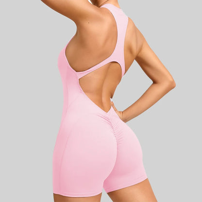 FlexMuse SculptFit Sleeveless Jumpsuit